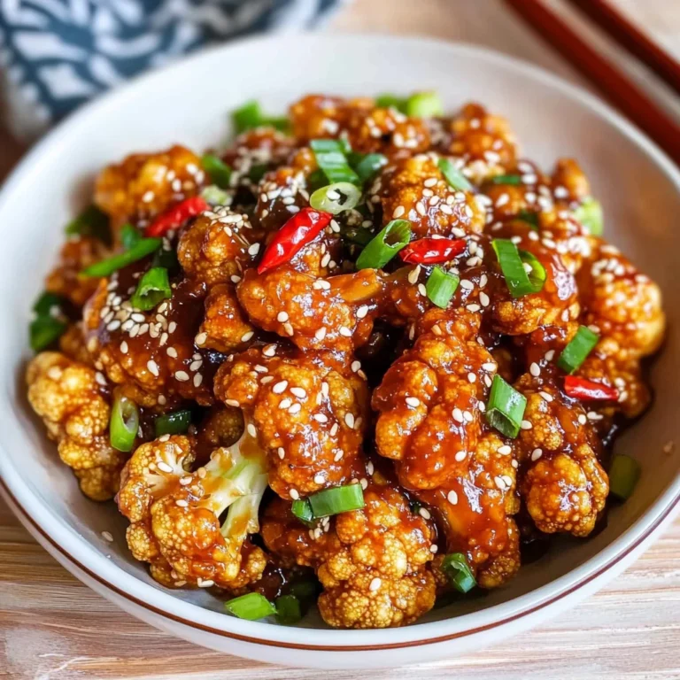 Sticky Sesame Cauliflower