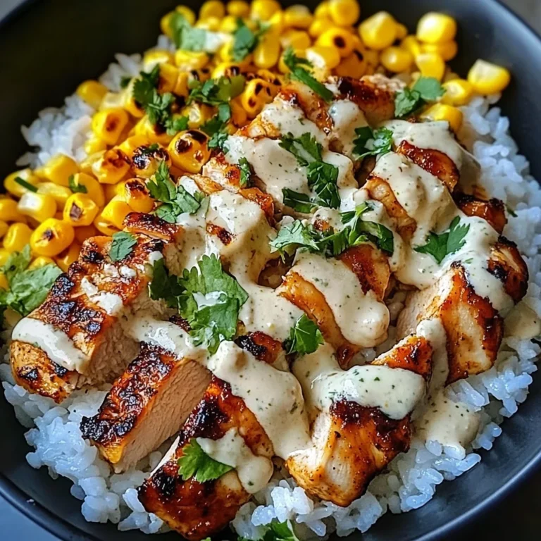 Street Corn Chicken Rice Bowl