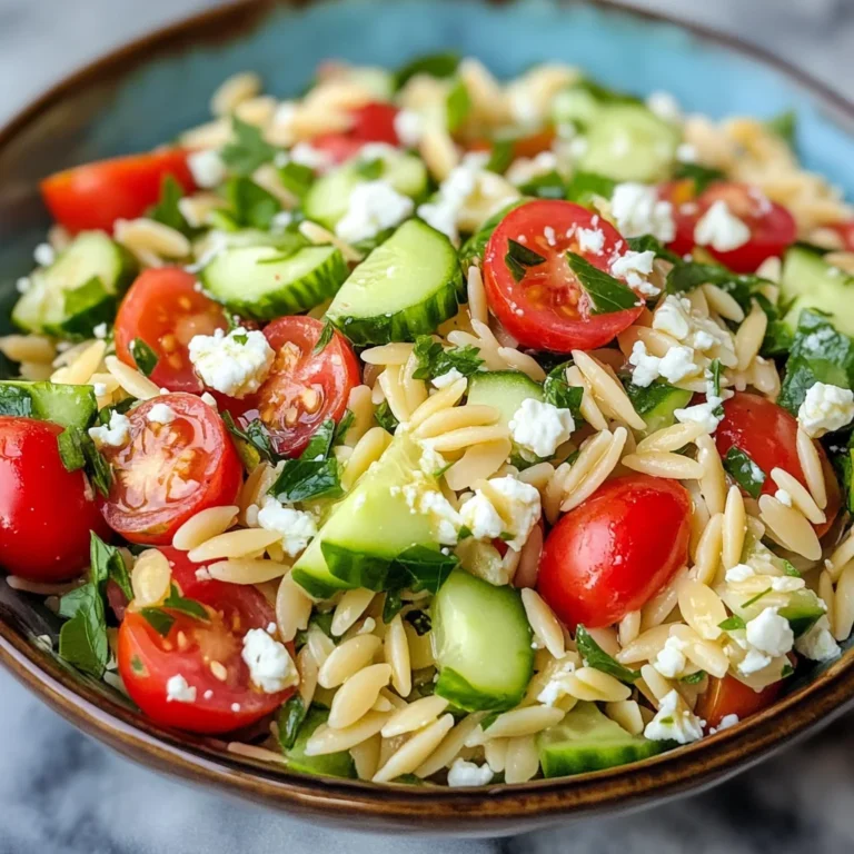 The Best Orzo Pasta Salad