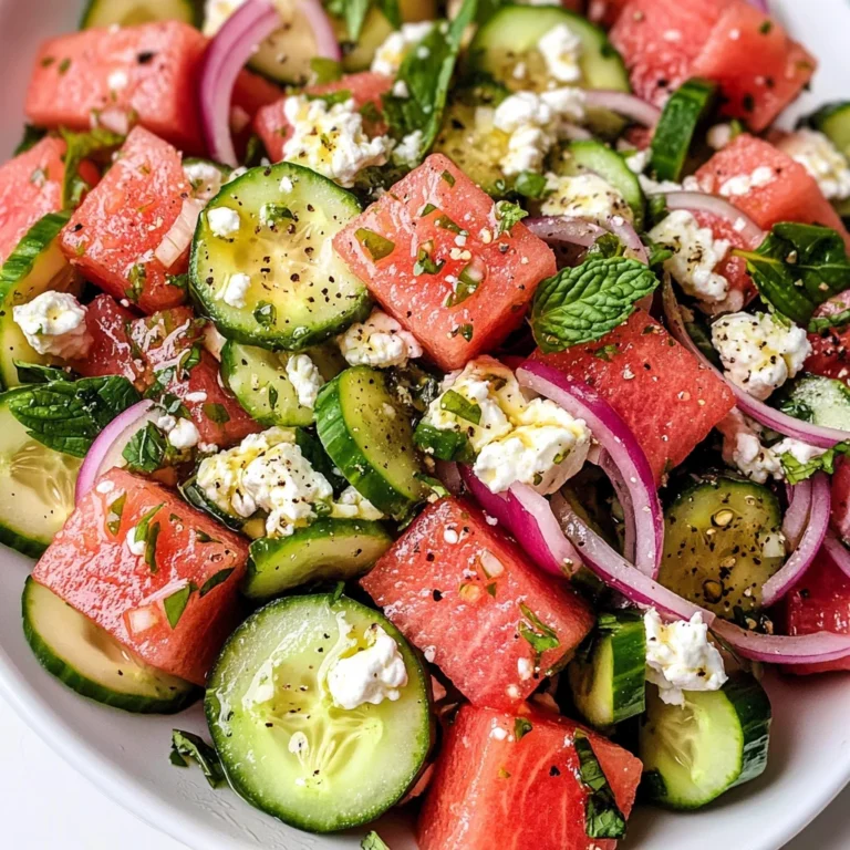 Watermelon Salad with Goat Cheese