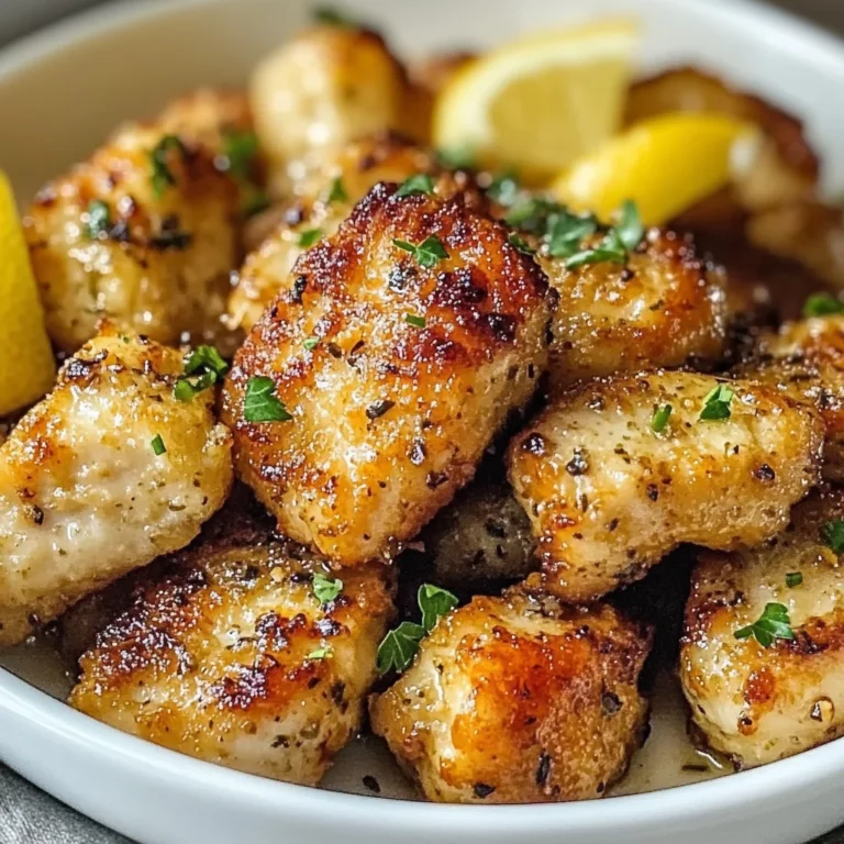 Air Fryer Lemon Chicken Bites
