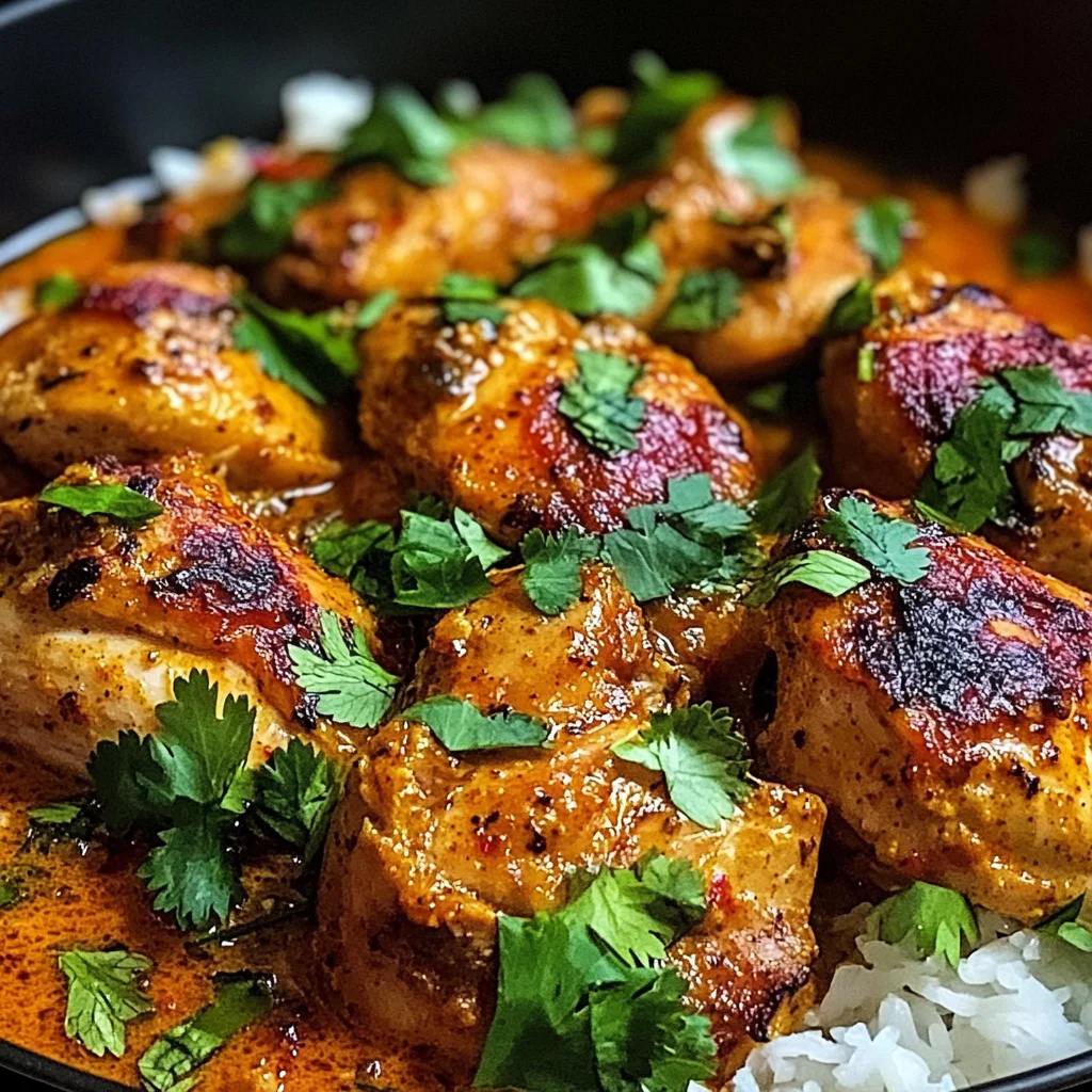 Baked Coconut Chili Chicken Thighs