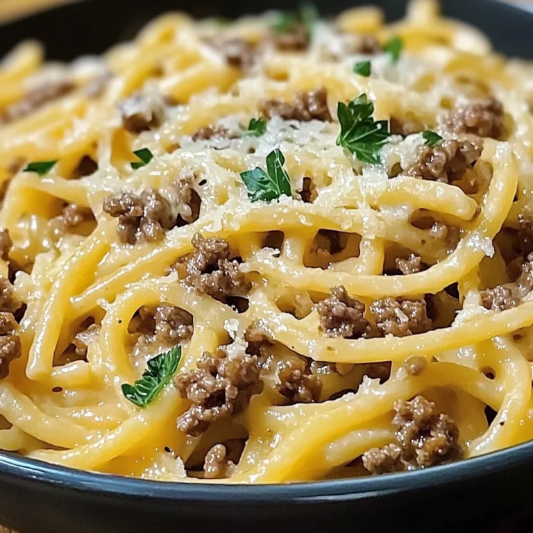 Beef and Garlic Butter Pasta recipe