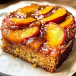 Bourbon Peach Upside-Down Cake