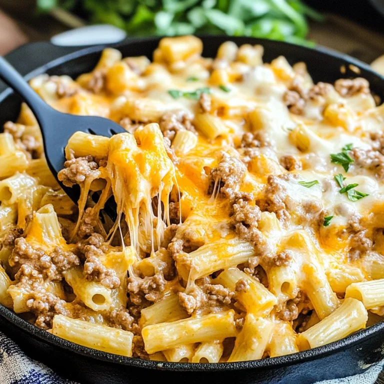 Cheeseburger Pasta