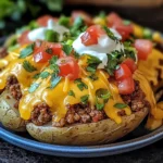 Cheesy Taco Potatoes