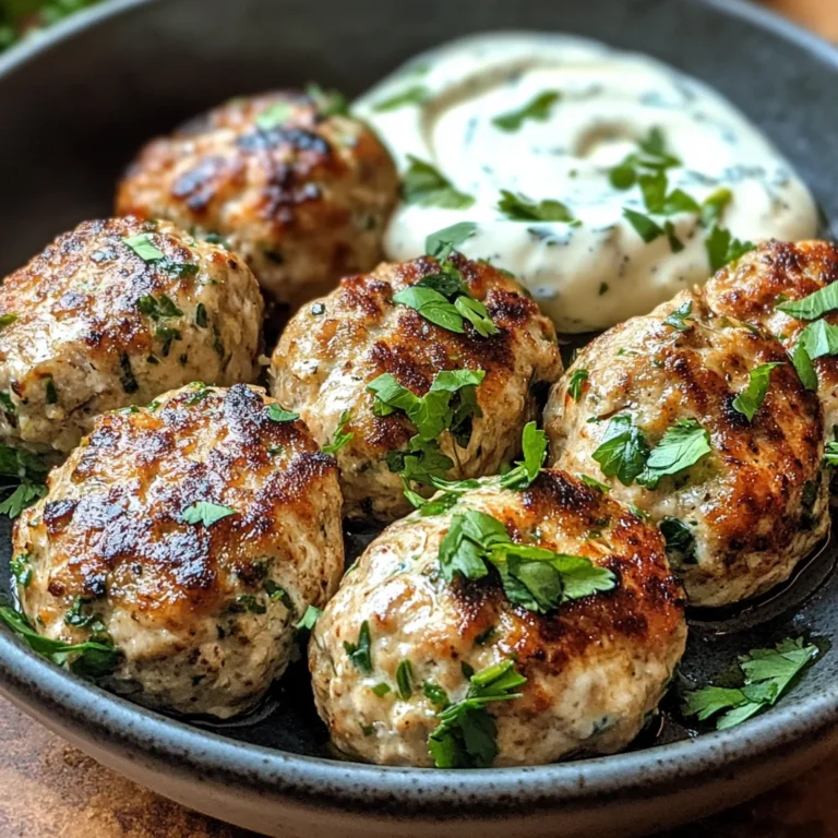 Chicken Kofta with Garlic Yogurt Sauce Recipe: A Must-Try!