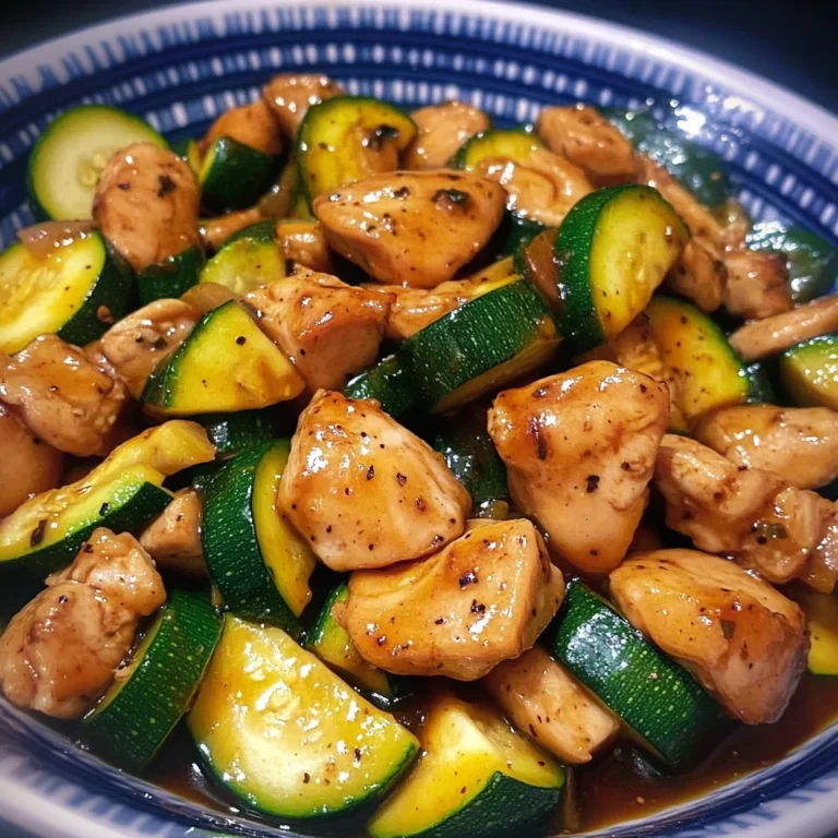Chicken Zucchini Stir Fry