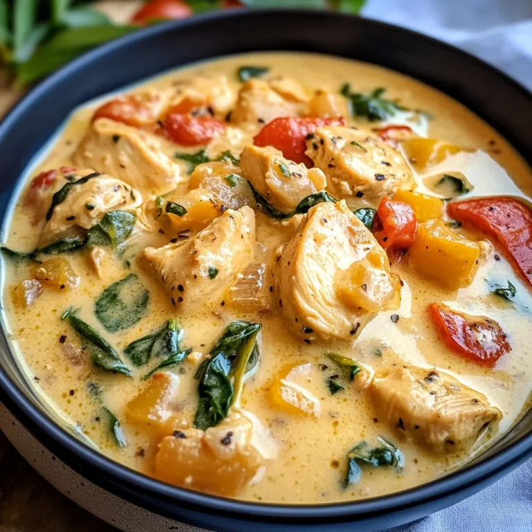 Creamy Tuscan Chicken Soup