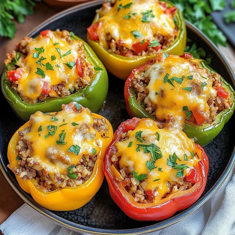 Easy Stuffed Bell Peppers Recipe