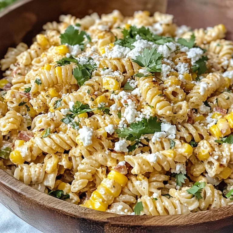 Elote Pasta Salad Recipe (Mexican Street Corn)