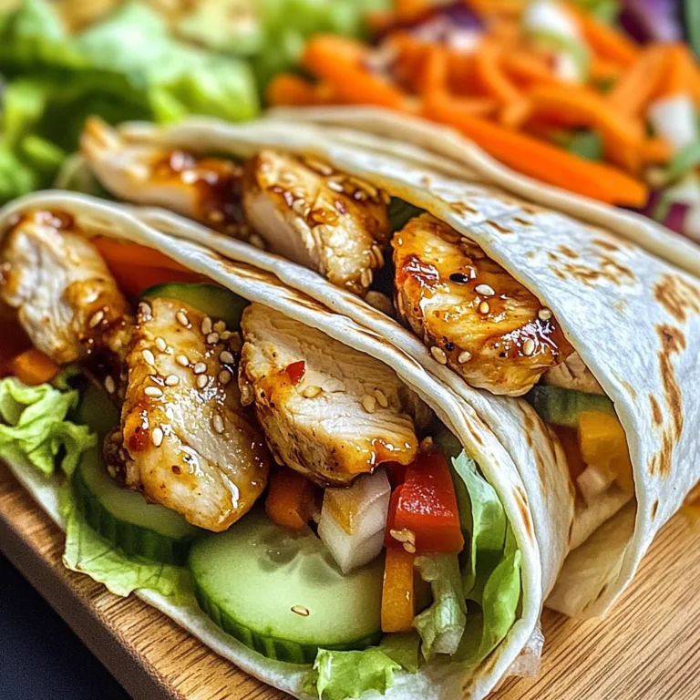 Firecracker Chicken Wraps