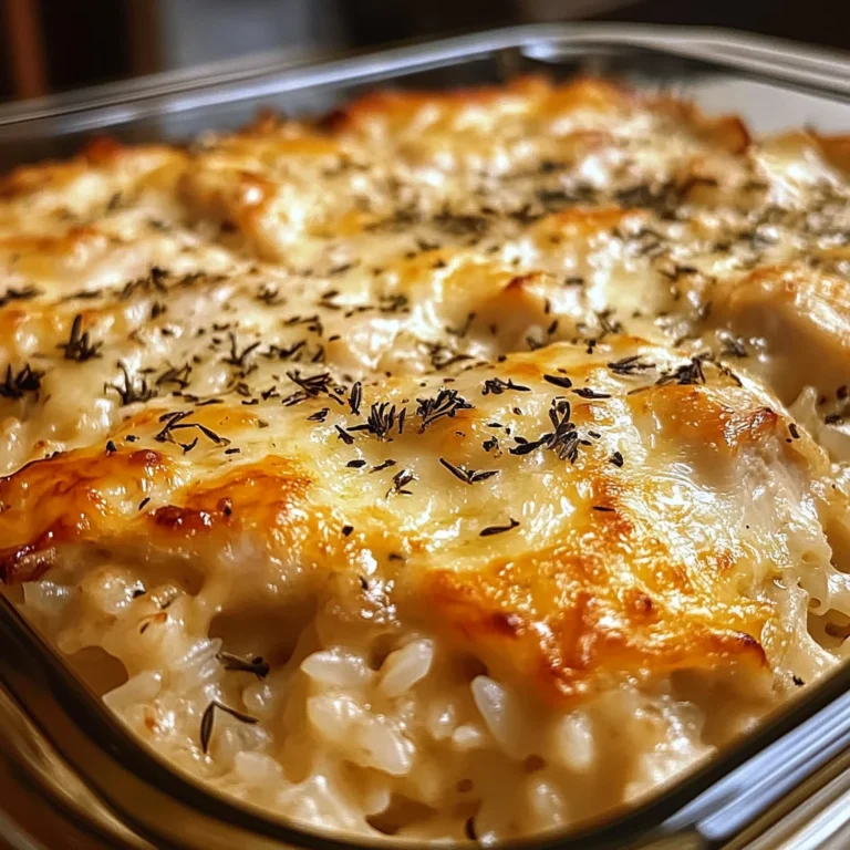 Garlic Butter Chicken and Rice Casserole 30 Minutes Easy Delicious