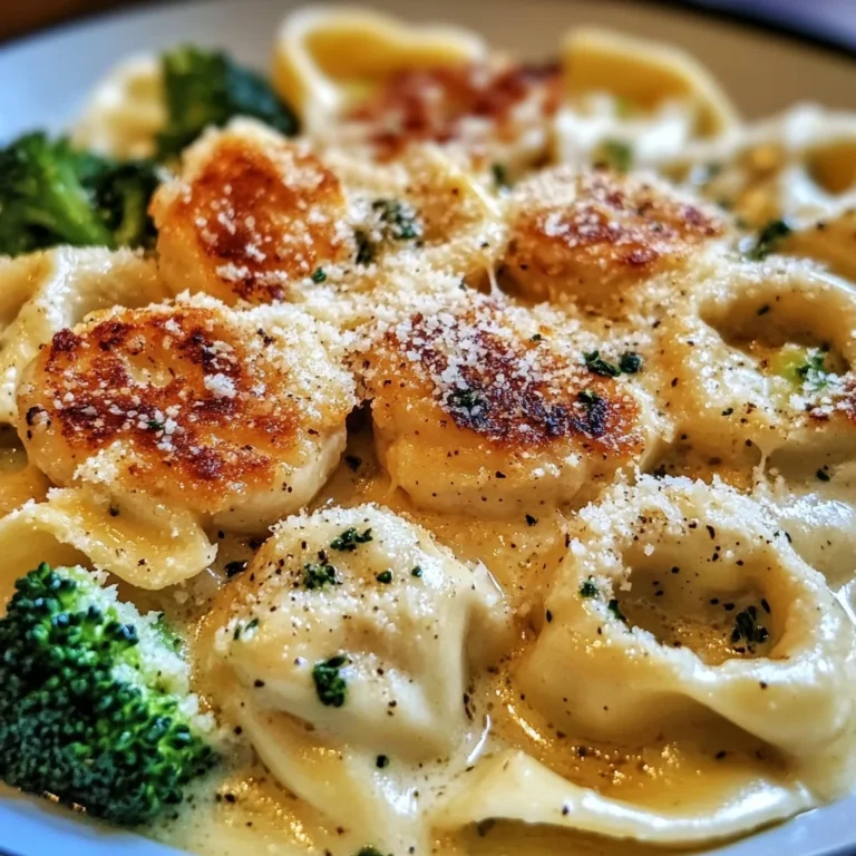 Garlic Parmesan Chicken Tortellini