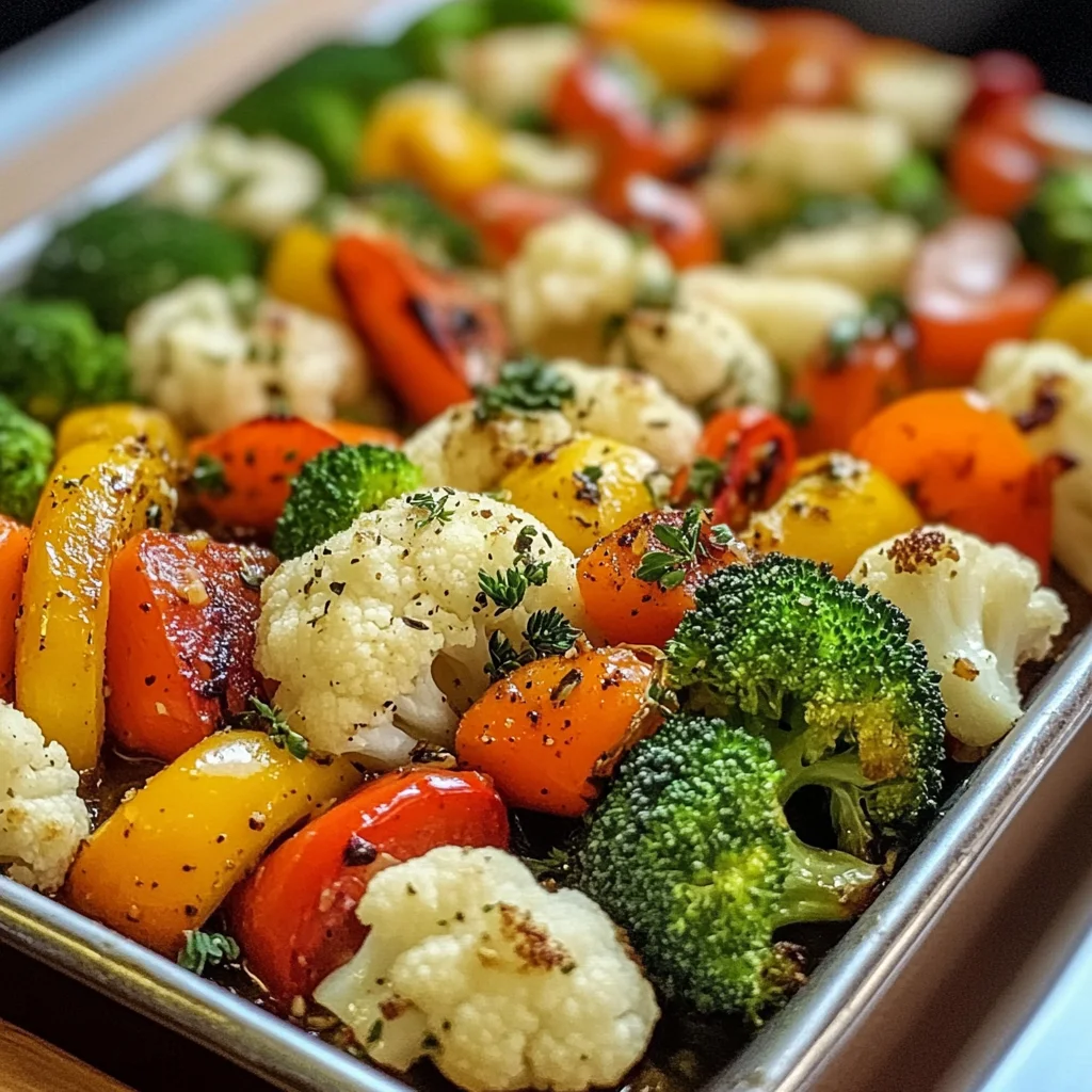 Garlic Roasted Vegetables