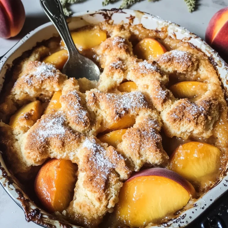 Gramma's Peach Cobbler
