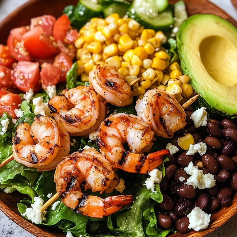Grilled Mexican Shrimp Salad