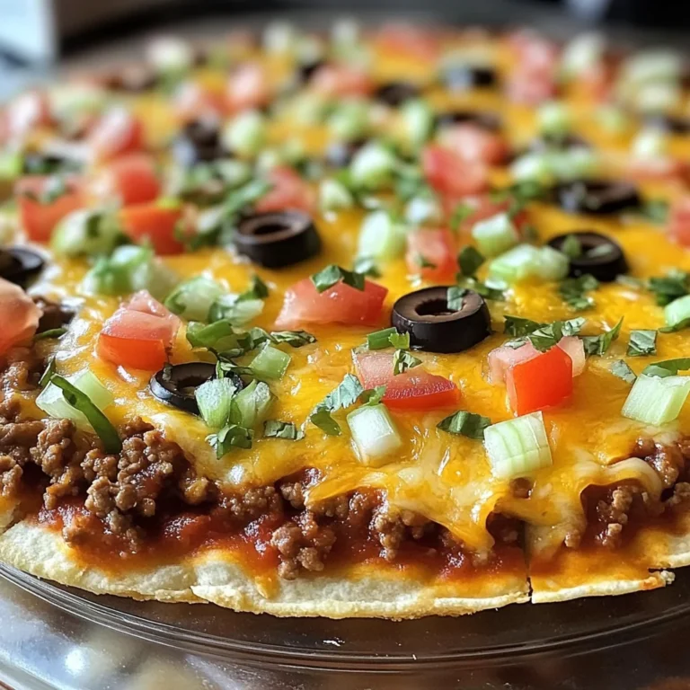 Homemade Mexican Pizza