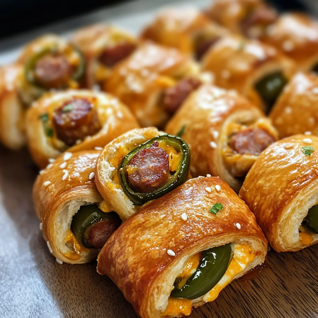 Jalapeno Popper Pigs in a Blanket