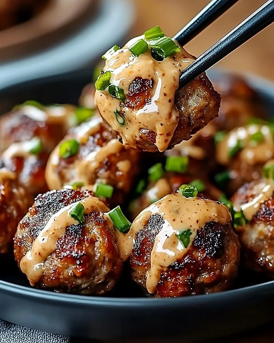 Korean BBQ Meatballs with Spicy Mayo Dip: A Flavor-Packed Beginner-Friendly Recipe