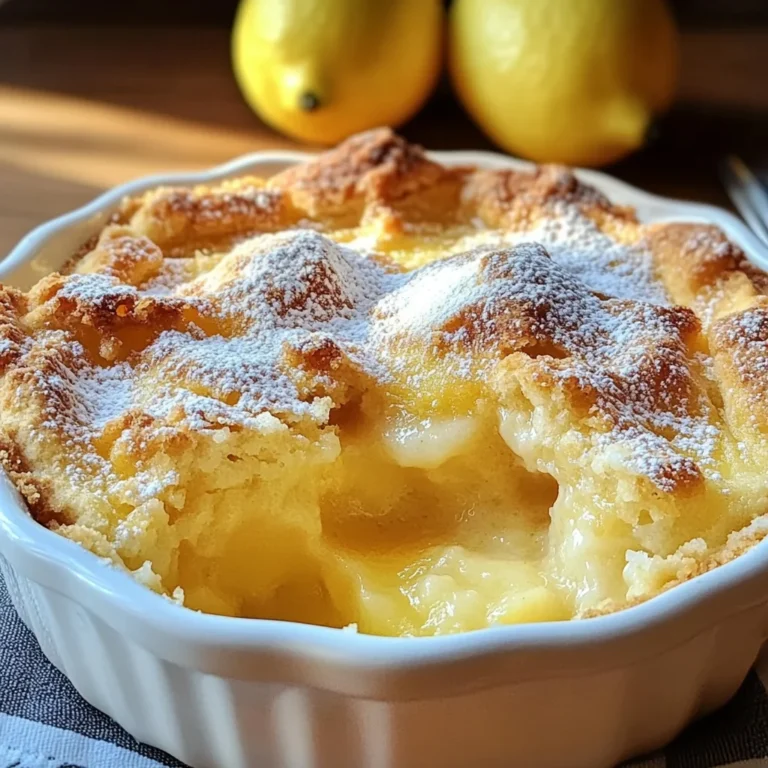 Magic Lemon Cobbler Recipe: A Delightful Dessert Experience