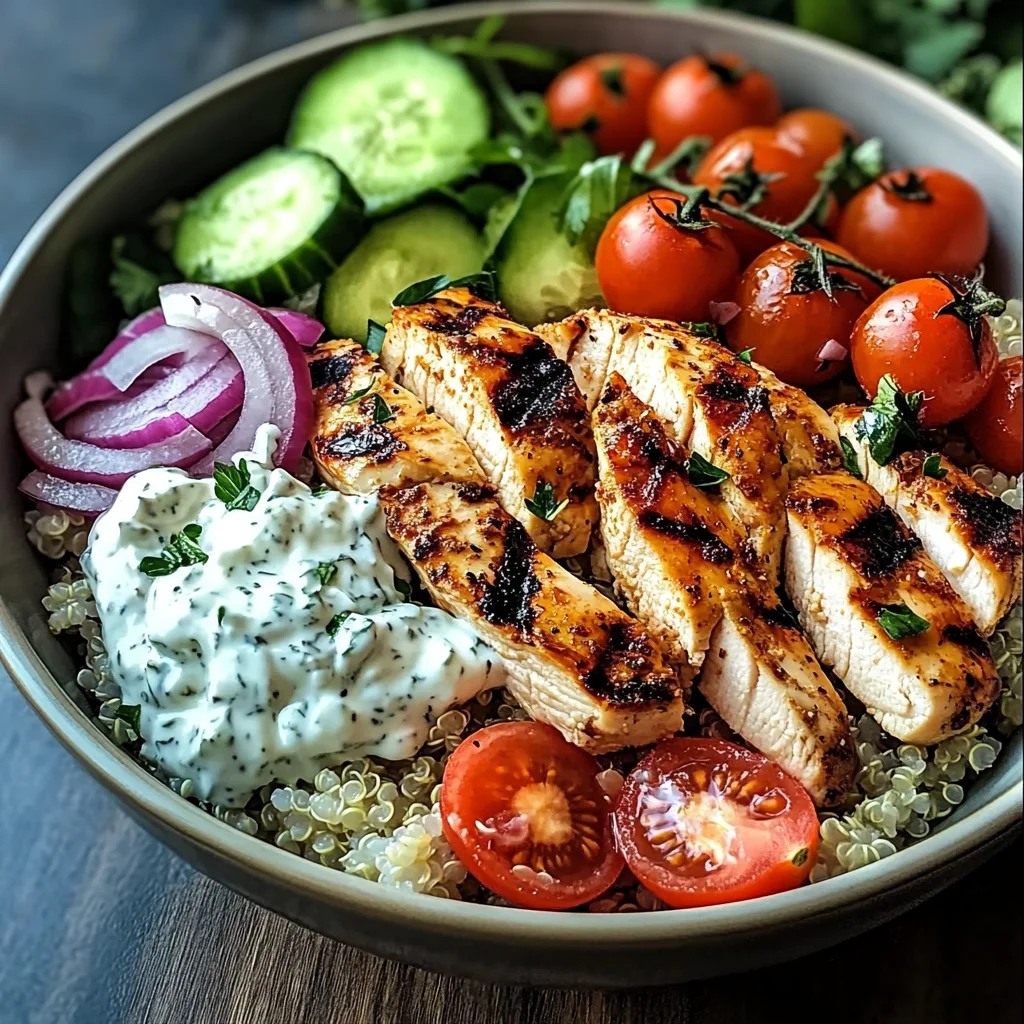 Mediterranean Chicken Bowls