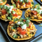Mexican Rotisserie Chicken Tostadas