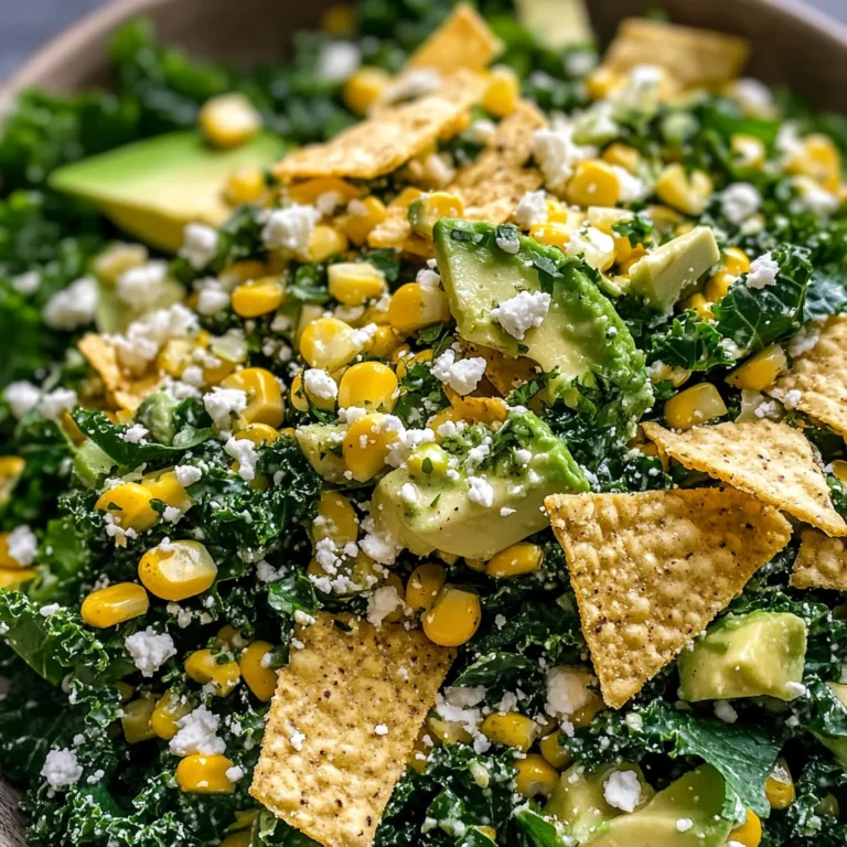 Mexican Street Corn Kale Salad