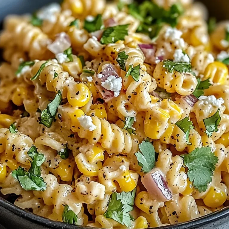 Mexican Street Corn Pasta Salad is a must-try dish!