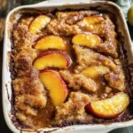 Old School Easy Brown Sugar Peach Cobbler