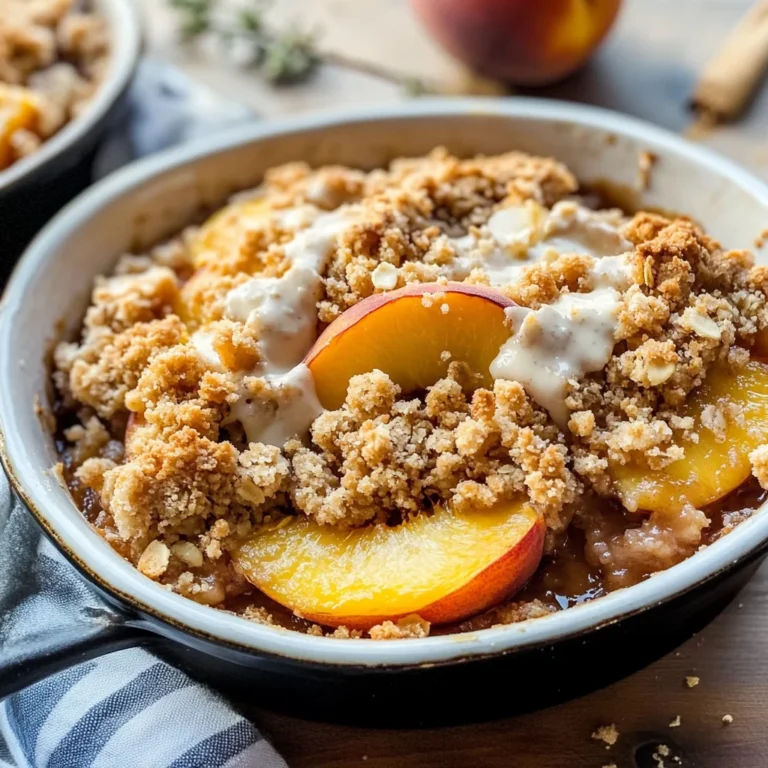 Peach Crisp