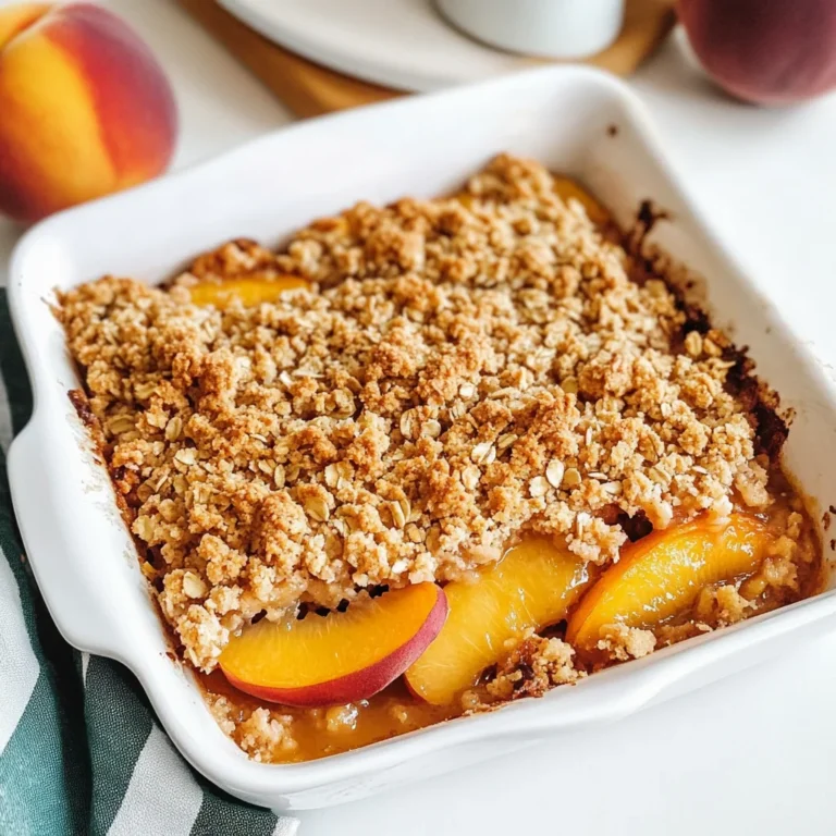 Peach Crisp