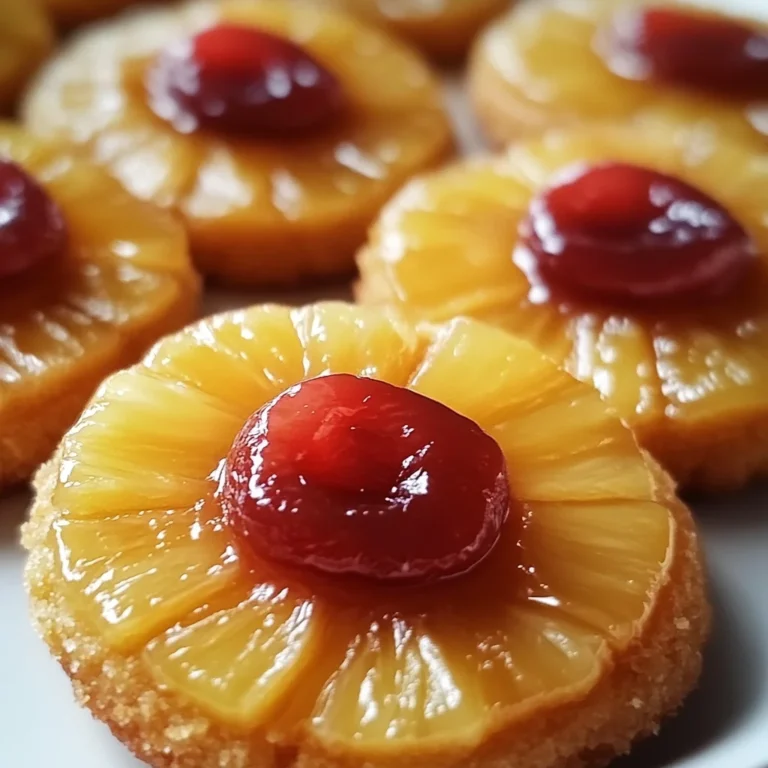 Pineapple Upside-Down Sugar Cookies