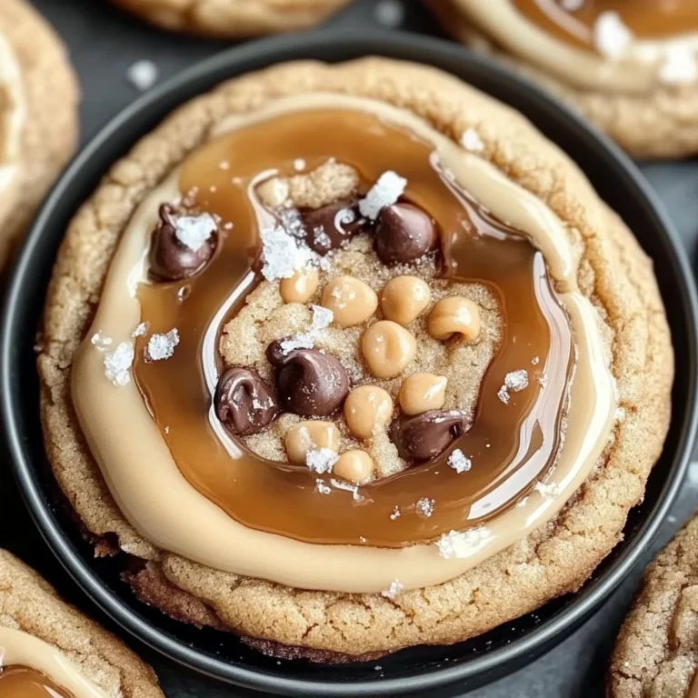 Salted Caramel Cheesecake Cookies