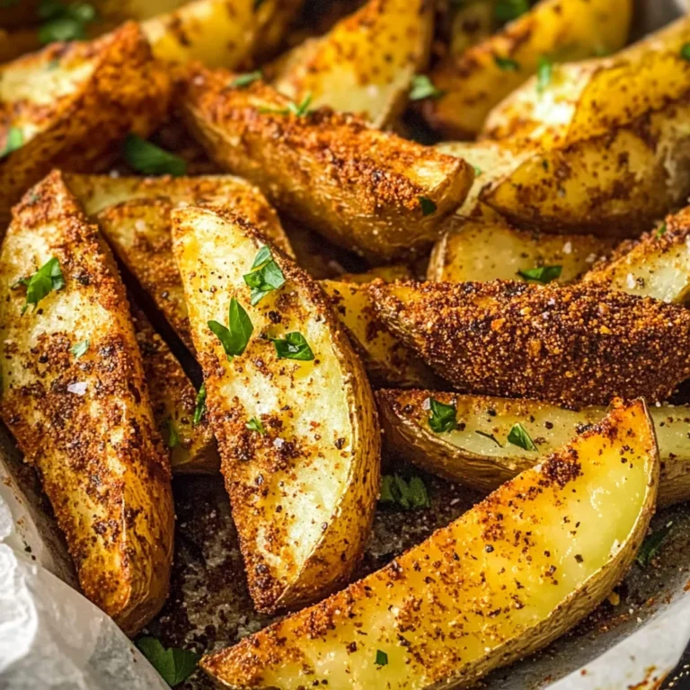 Seasoned Baked Potato Wedges