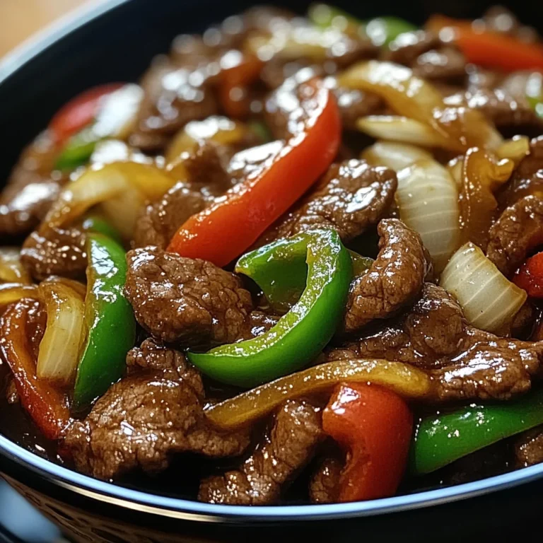 Sizzling Chinese Pepper Steak with Onions