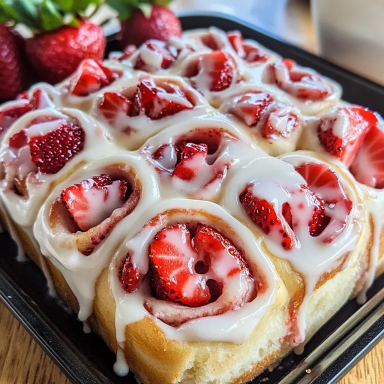 Strawberry Cheesecake Cinnabon Rolls Recipe