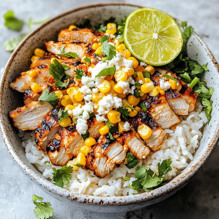 Street Corn Chicken Rice Bowl Recipe