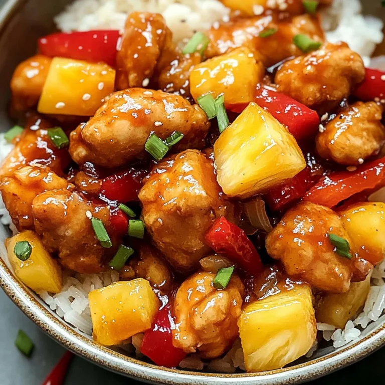 Sweet And Sour Chicken Recipe