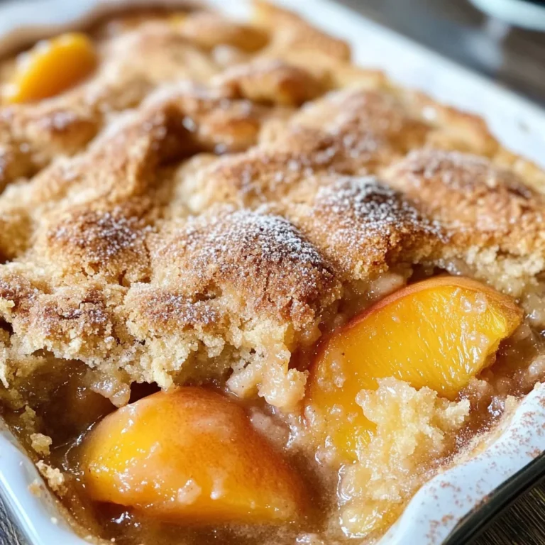 The Best Southern Peach Cobbler Recipe