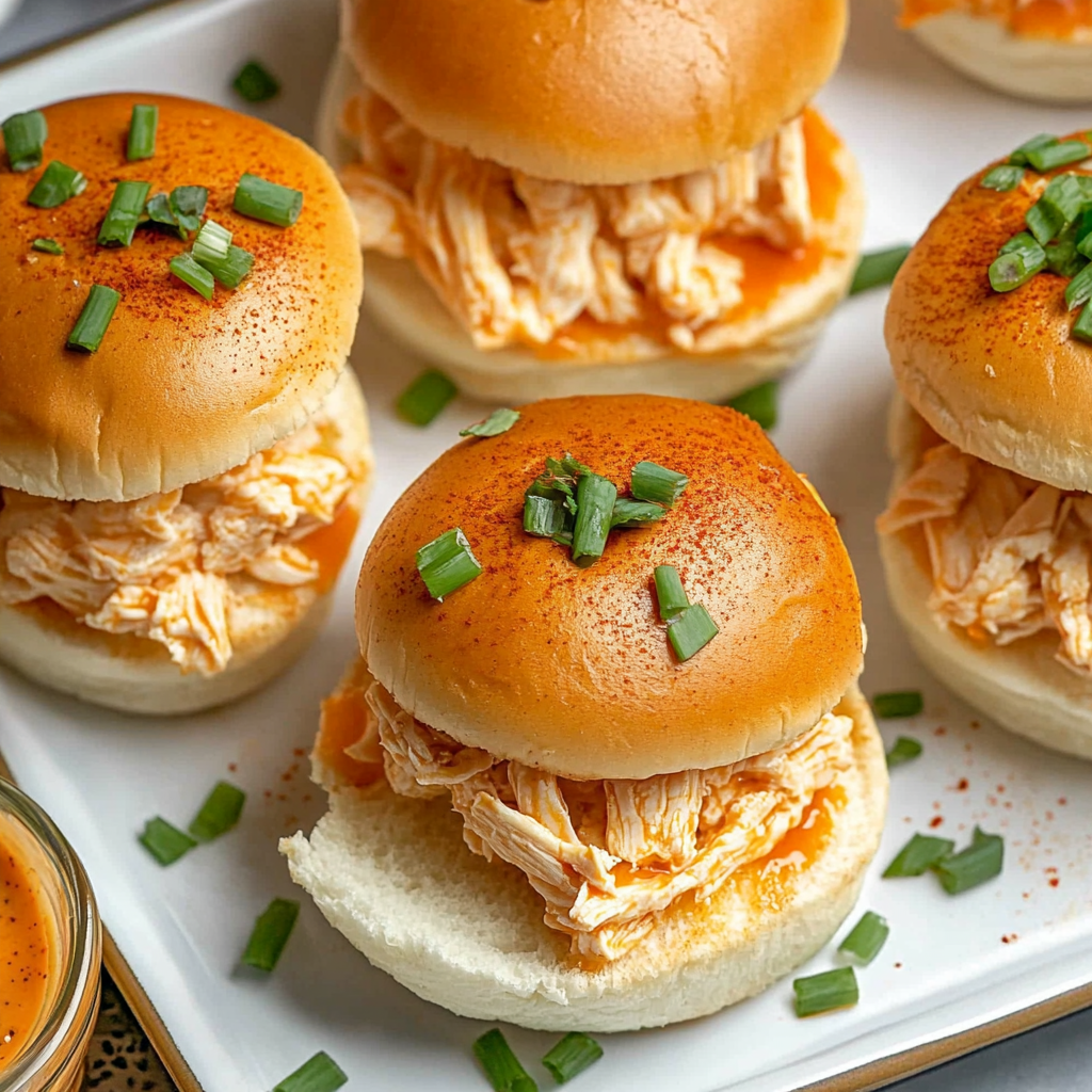 Spicy Buffalo Chicken Sliders