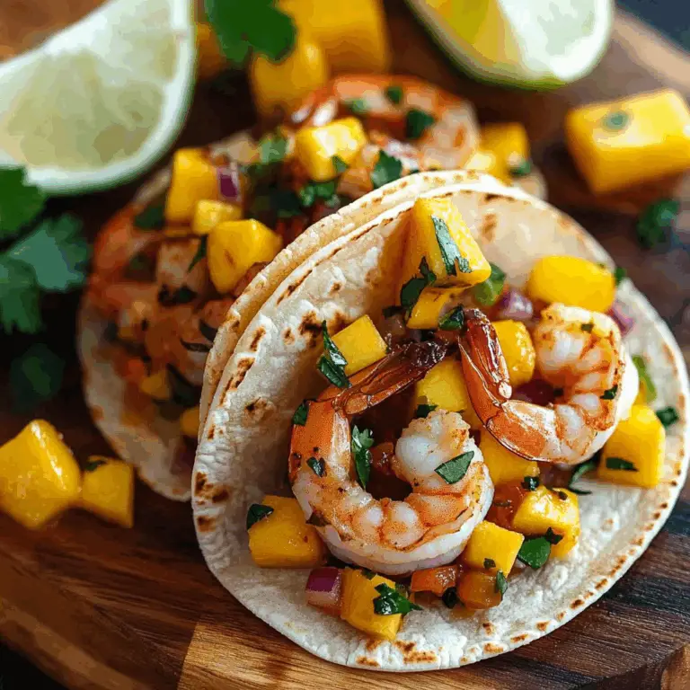 Spicy Shrimp Tacos with Mango Salsa