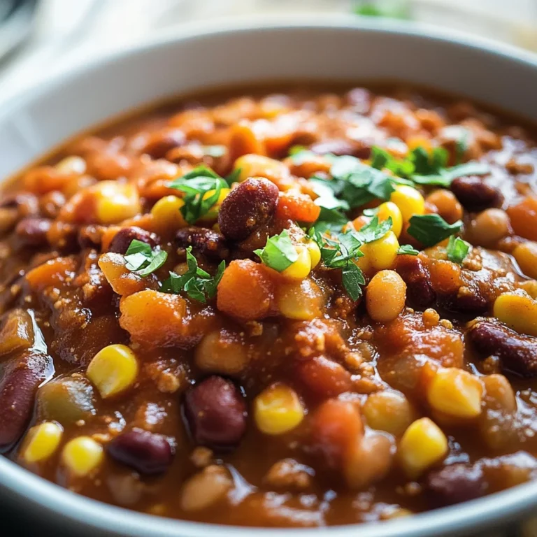 20-Minute Vegetarian Chili Recipe