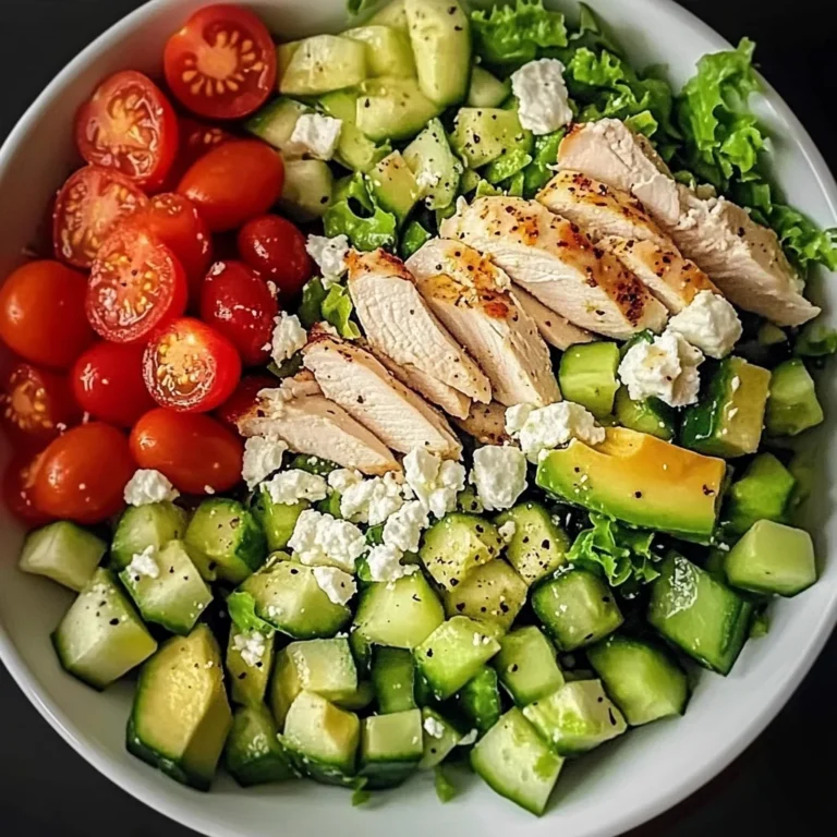 Avocado & Chicken Chopped Salad
