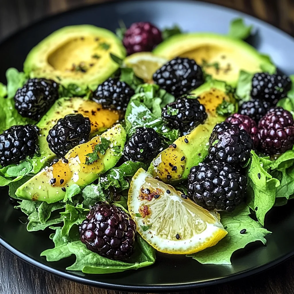 Blackberry Avocado Salad
