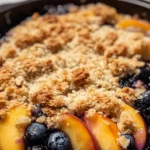 Blueberry Peach Crumble