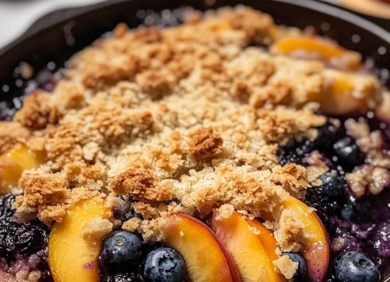 Blueberry Peach Crumble