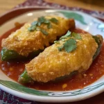 Cheesy Hatch Chile Rellenos