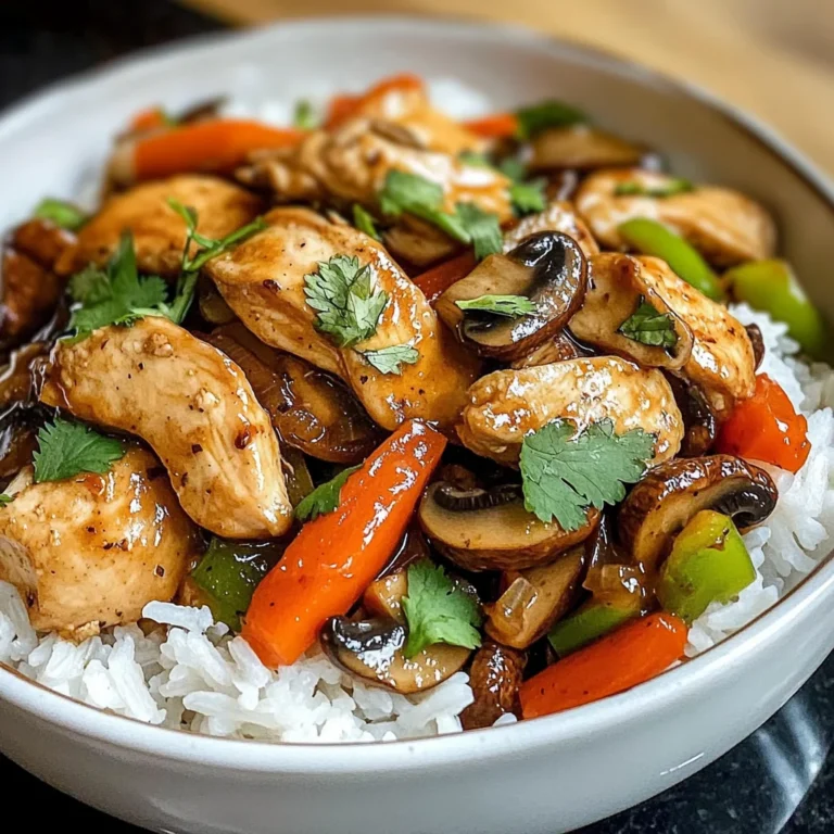 Chicken, Mushroom & Veggie Rice Bowl