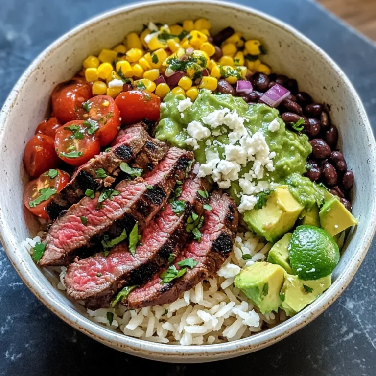 Cilantro Lime Steak Bowls